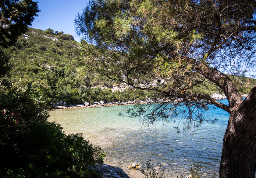 plaža u mjestu Slano, Dubrovnik